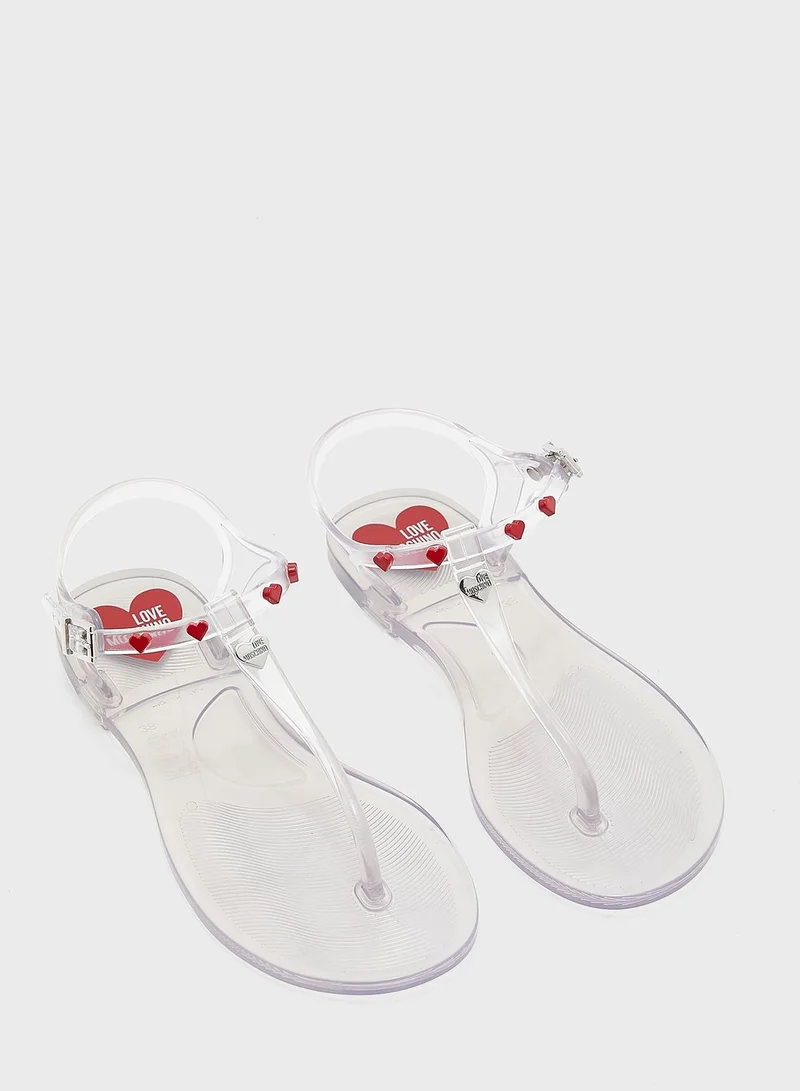 Love Moschino Ankle Strap Sandals