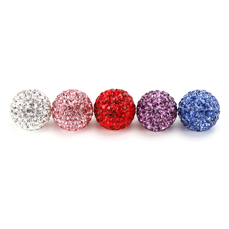 4pcs Crystal Car Tire Caps Shining Caps Car ( ) - Image 4
