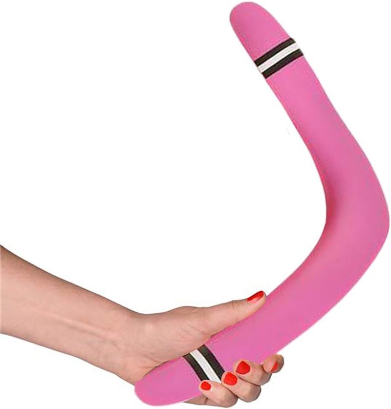 Art Creativity Boomerangs, Set of 2, Classic Returning Boomerangs in a Bright Assortment of Colors, Fun Outdoor Toys for Camping, Backyard, Picnic, Best Gift Idea for Boys and Girls - Image 4