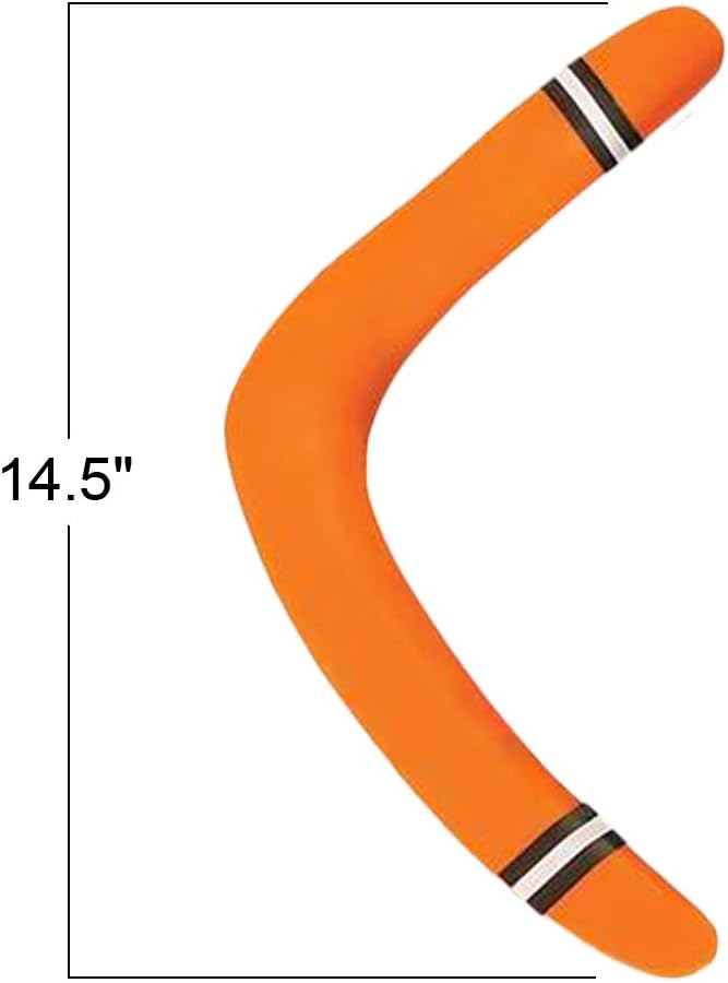 Art Creativity Boomerangs, Set of 2, Classic Returning Boomerangs in a Bright Assortment of Colors, Fun Outdoor Toys for Camping, Backyard, Picnic, Best Gift Idea for Boys and Girls - Image 3