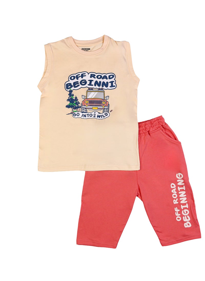 Zercon Summer Pajama Set for Boys  - Image 1