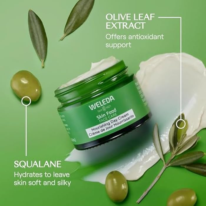 Weleda Skin Food Face Care Nourishing Day Cream, 1.3 Fluid Ounce, Plant Rich Moisturizer with Olive Leaf Extract, Squalane and Chamomile - Image 4