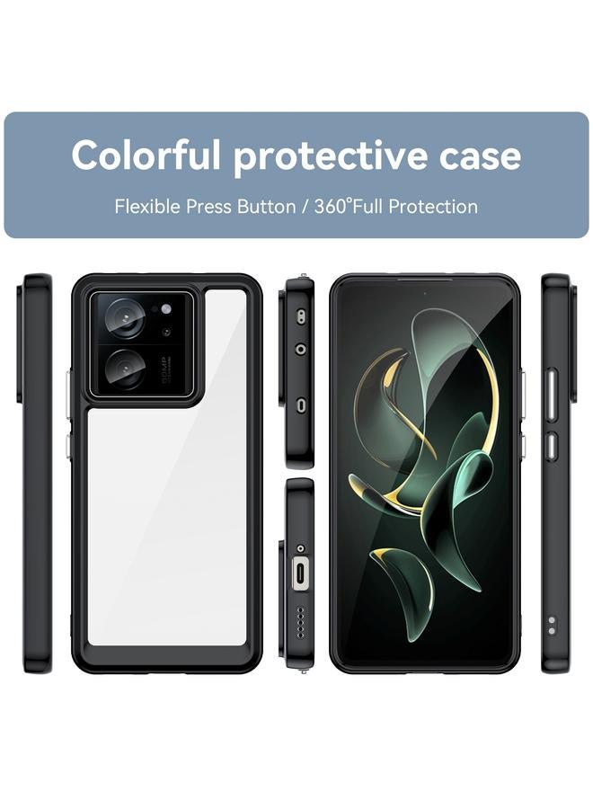 erorex Case For Xiaomi 13T Colorful Series Acrylic Hybrid TPU Phone Case - Image 2