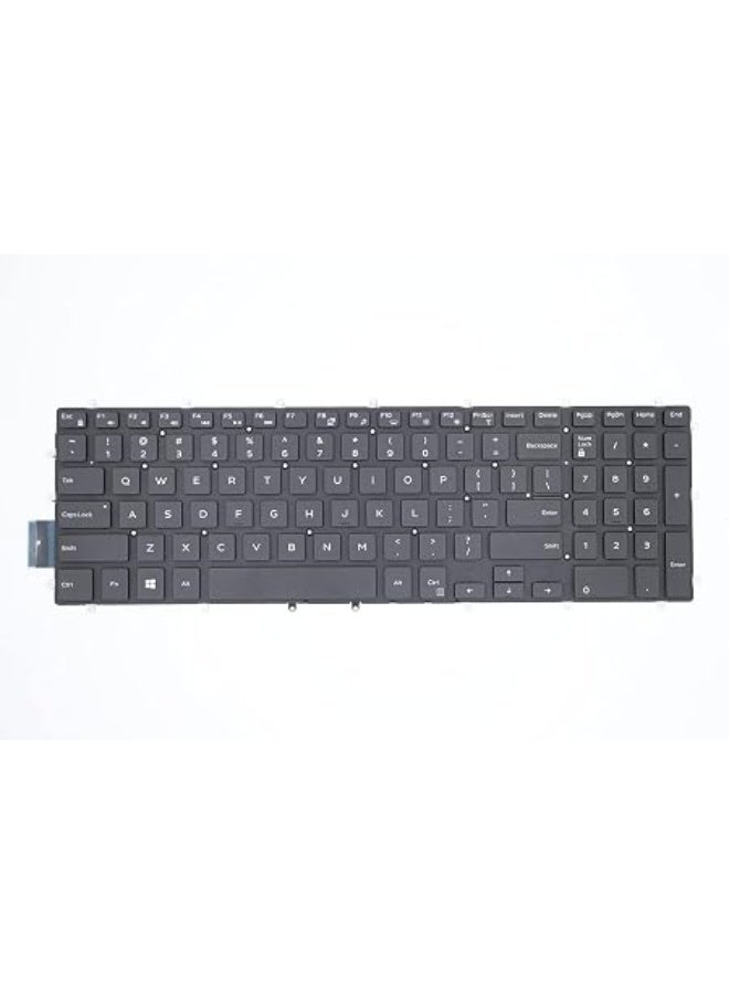 Laptop Keyboard Replacement with White Backlight, US Layout, Black, Compatible with G3 G5 G7 Series Gaming Laptops. - Image 1