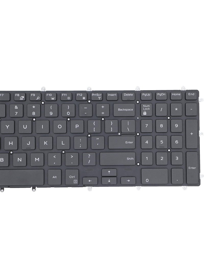 Laptop Keyboard Replacement with White Backlight, US Layout, Black, Compatible with G3 G5 G7 Series Gaming Laptops. - Image 4