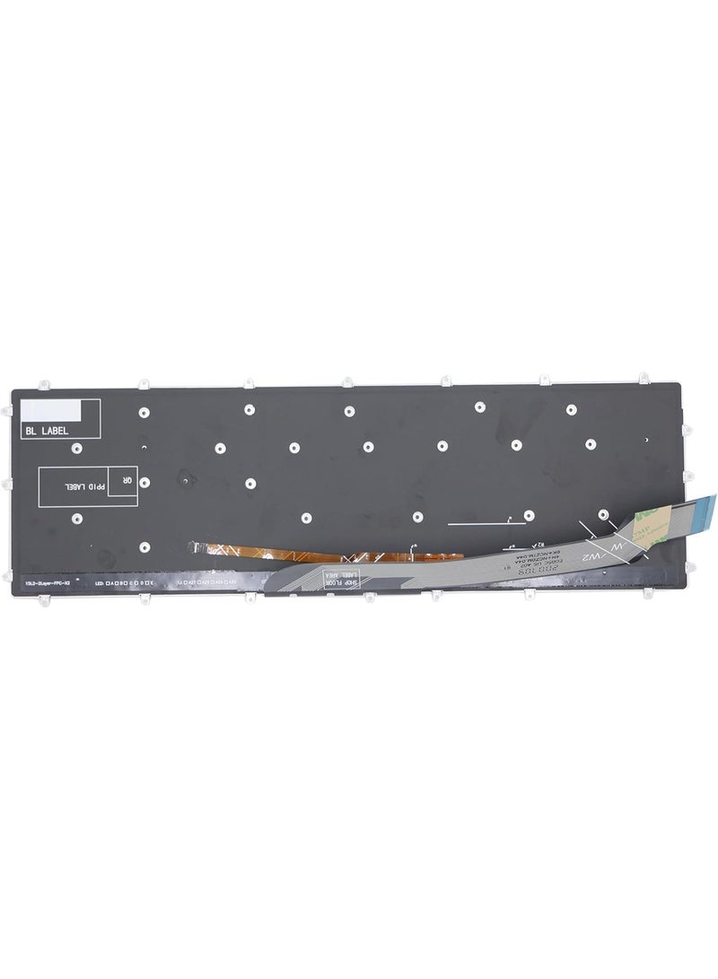 Laptop Keyboard Replacement with White Backlight, US Layout, Black, Compatible with G3 G5 G7 Series Gaming Laptops. - Image 2
