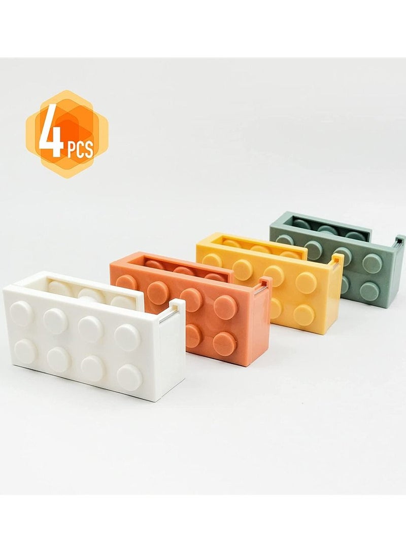 Y&D 4 Pieces Desk and Paper Tape Dispenser for Office Home School DIY Stickers - Image 1