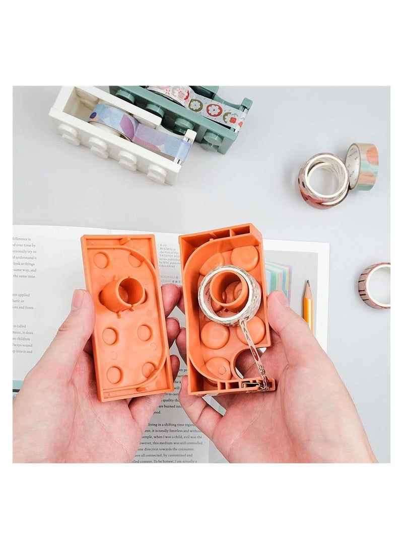 Y&D 4 Pieces Desk and Paper Tape Dispenser for Office Home School DIY Stickers - Image 3