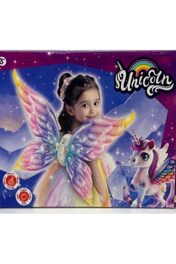 يونيكورن اجنحه يونيكورن مضيئه- موسيقي -بطاريه+3 سنوات -66-813