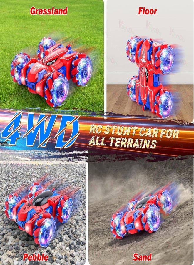 VikriDA 2.4GHz RC Extreme Drift Stunt Car for Kids | 360° Rotating Spider Car with Remote Control - High-Speed Stunt & Spin Toy Vehicle - Image 4