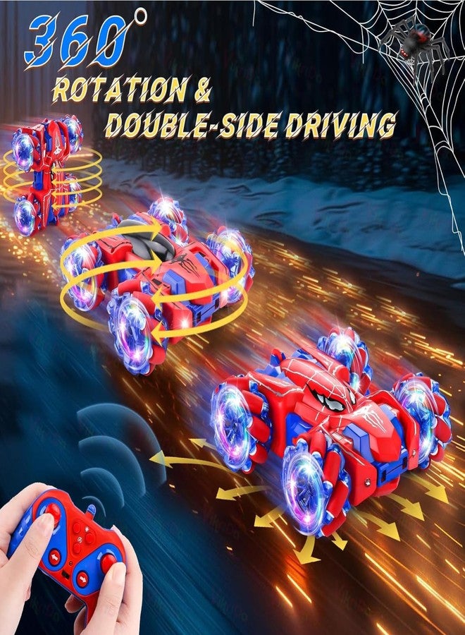 VikriDA 2.4GHz RC Extreme Drift Stunt Car for Kids | 360° Rotating Spider Car with Remote Control - High-Speed Stunt & Spin Toy Vehicle - Image 2