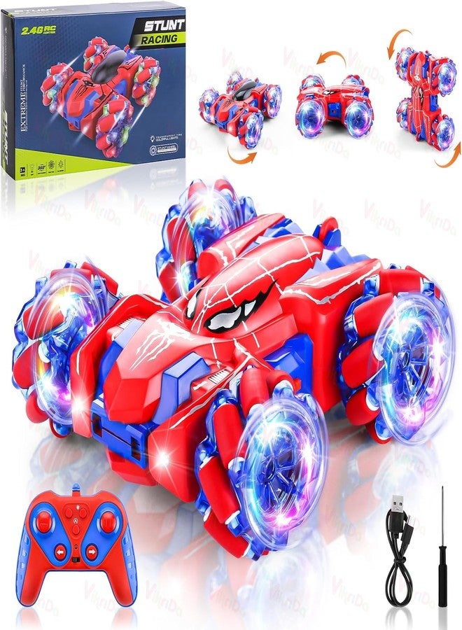 VikriDA 2.4GHz RC Extreme Drift Stunt Car for Kids | 360° Rotating Spider Car with Remote Control - High-Speed Stunt & Spin Toy Vehicle - Image 1