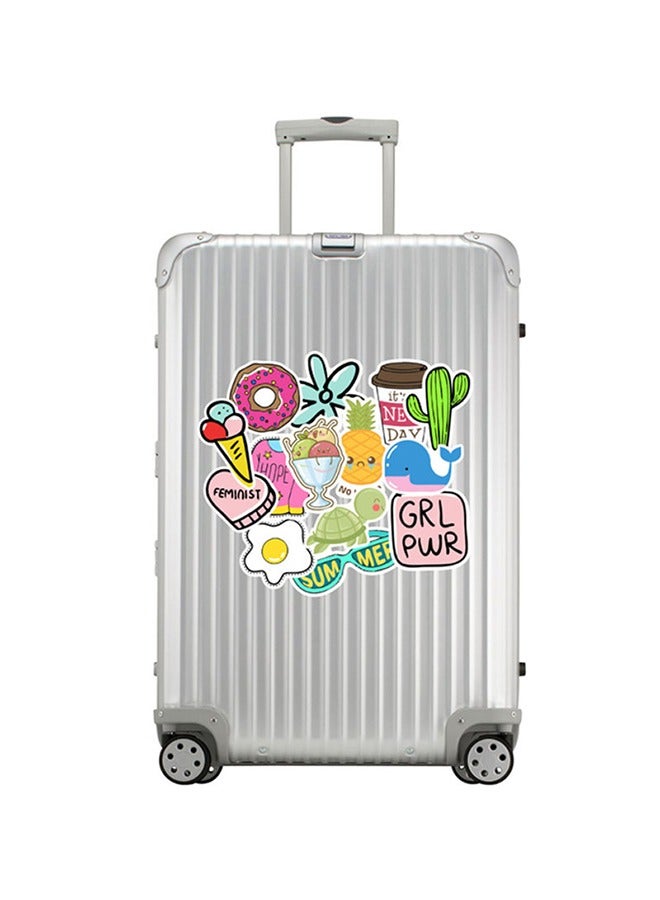 50-Piece Summer Beach Style Stickers Aesthetic Waterprof Vinyl Sticker for Laptop Water Bottle Hard Hat Skateboard Adults Kids Teens Girls Boys - Image 3