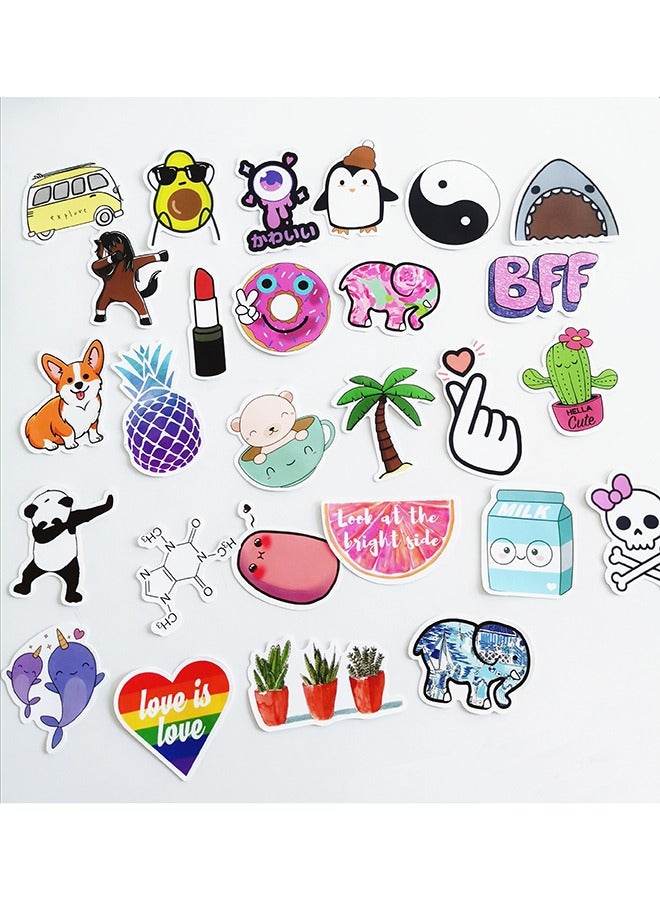 50-Piece Summer Beach Style Stickers Aesthetic Waterprof Vinyl Sticker for Laptop Water Bottle Hard Hat Skateboard Adults Kids Teens Girls Boys - Image 2