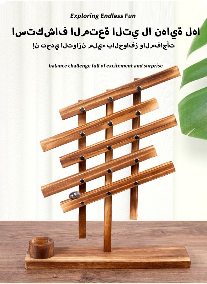Creative decorative ball ball balance beam game, early childhood education hand-eye coordination educational toys sensory integration toys.  - Image 1