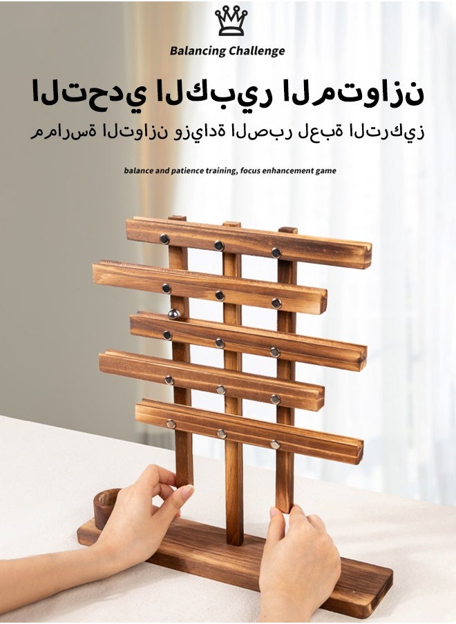 Creative decorative ball ball balance beam game, early childhood education hand-eye coordination educational toys sensory integration toys.  - Image 4