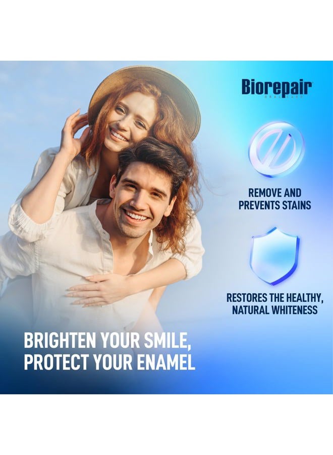 Biorepair Plus Pro White Toothpaste for Restoring Teeth Whiteness - 200mg/g microRepair Fluoride Free Hydroxyapatite Toothpaste – Prevents Tartar (75ml (Pack of 3) New) - Image 5