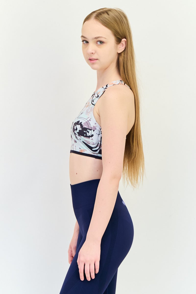 UNDER ARMOUR حمالة صدر رياضية غير مبطنة للنساء، متعددة الألوان - Image 4