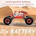 Cheerwing 118 Rock Crawler 24Ghz Remote Control Car 4WD Off Road RC Monster Truck 2 BatteryRed - Image 2