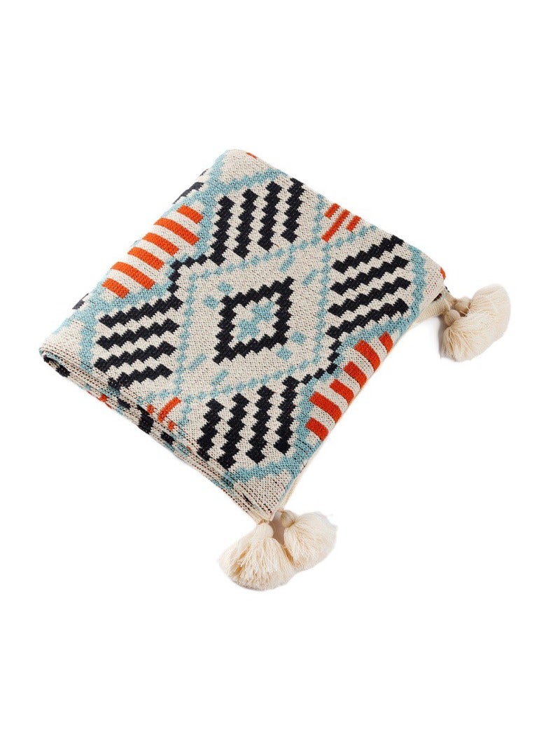 إسكدنيا بوهيميا نمط محبوك بطانية لينة دافئة - Image 5