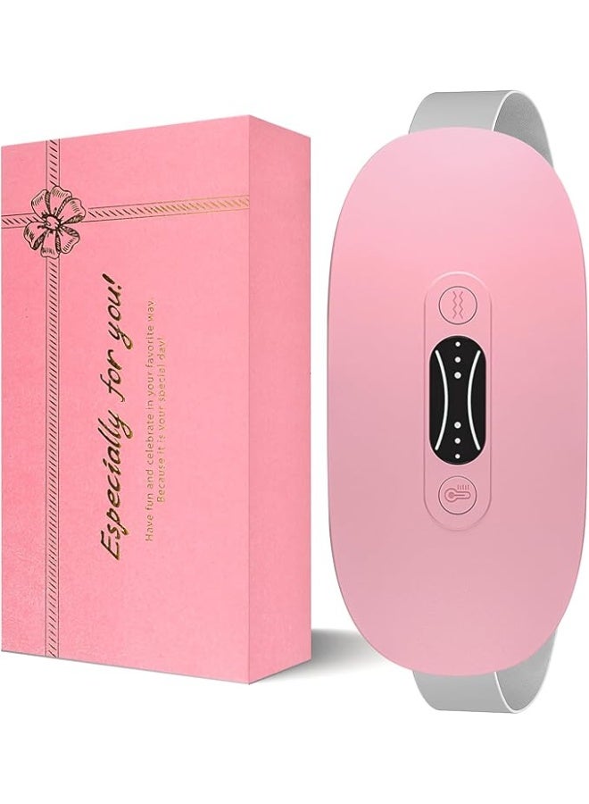 وسادة تسخين محمولة بلا أسلاك لتخفيف آلام الدورة – 3 مستويات حرارة ووضعيات تدليك – راحة للسيدات - Image 1