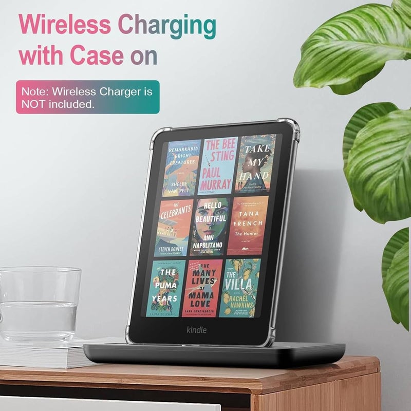 Vurtboly Space saving Clear Case for All-New Kindle Paperwhite 12th Gen 2024 7" & Kindle Colorsoft 7" 2025, Ultra-Clear Transparent Soft Cover Sleek Lightweight Scratch-Proof TPU Cover (Clear) Flexible trendy construction - Image 4