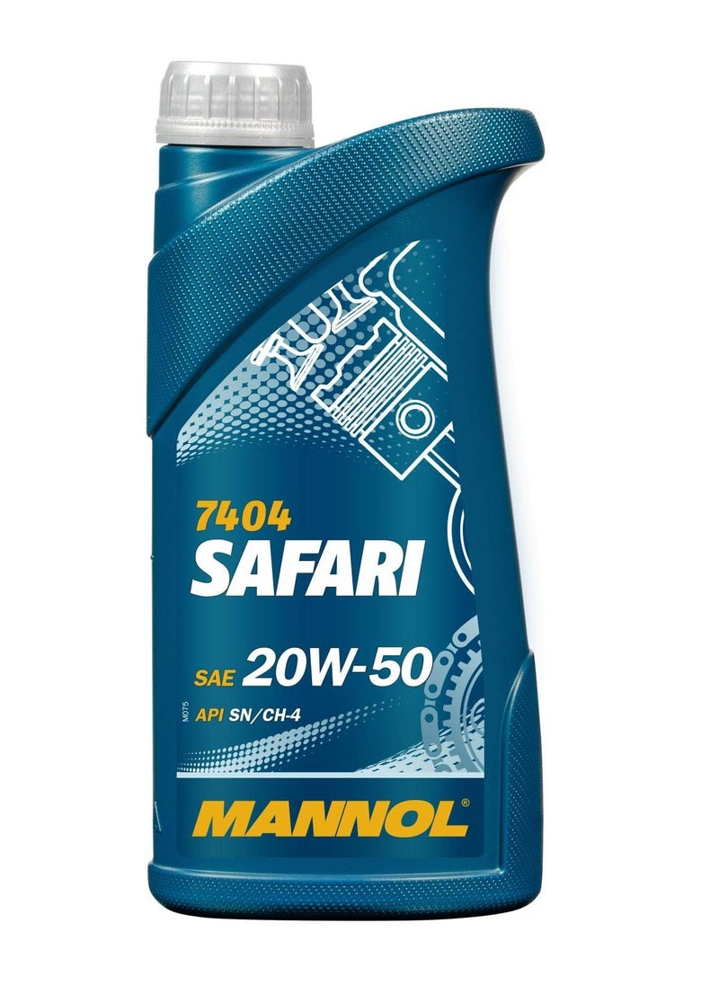MANNOL - Germany Engine Oil 7404 Safari 20W-50 1 Litre 