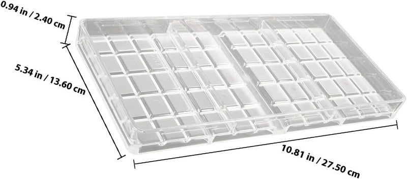 Polycarbonate Chocolate Mold Tray Large Multi-grid Candy and Baking Mold for Homemade Jelly and Chocolate Dipping for Adult and Home Kitchen - Image 2