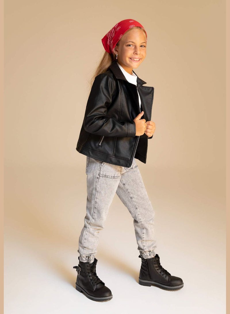 DeFacto Girl Jogger Fit Denim Trousers - Image 2