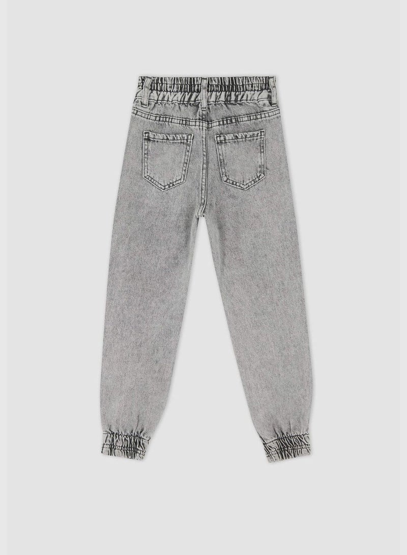 DeFacto Girl Jogger Fit Denim Trousers - Image 5