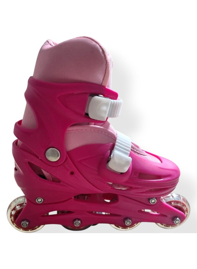 فلاش مجموعة زلاجات فلاش للأطفال مع معدات الحماية، صف واحد، موديل ٢٠٢٥-٢٠٢٦ - Image 4