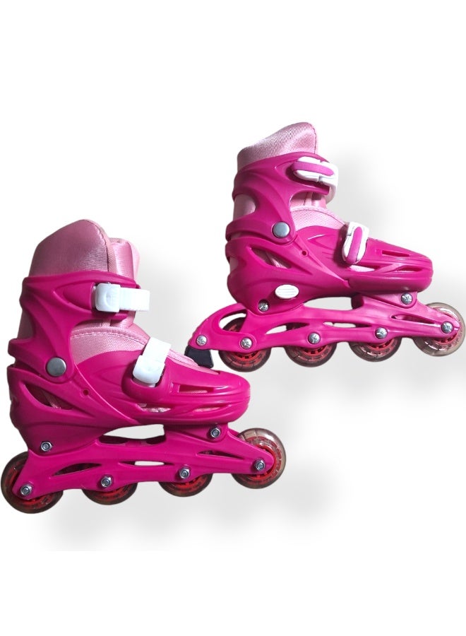 فلاش مجموعة زلاجات فلاش للأطفال مع معدات الحماية، صف واحد، موديل ٢٠٢٥-٢٠٢٦ - Image 5