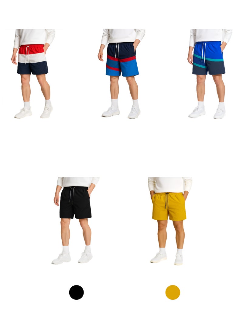 OGS Piece Men’s Shorts Pack – Multi Colors - Image 1