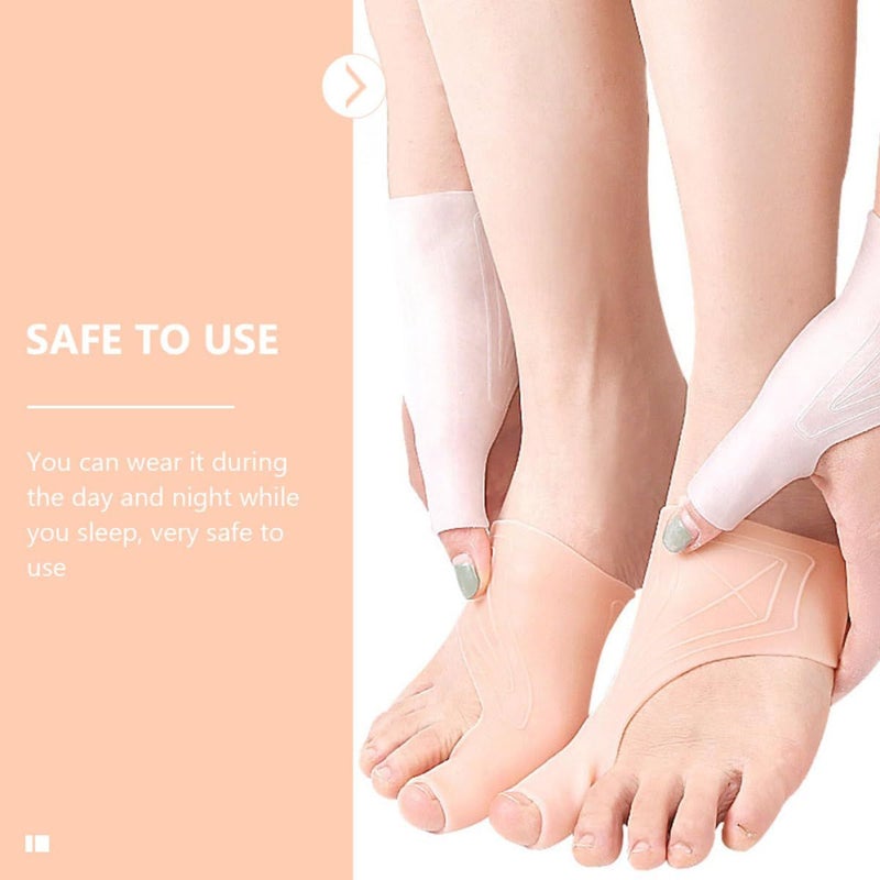 Toe Separator And Bunion Splint Protective Foot Covers 1 Pair Hallux Limitus Care Toe Sleeve - Image 4