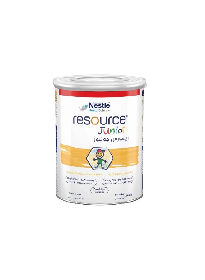 Nestle Resource Junior baby Milk Vanilla Flavour 400 g - Image 1