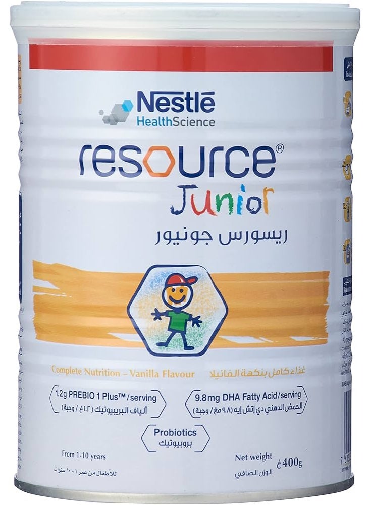 Nestle Resource Junior baby Milk Vanilla Flavour 400 g - Image 2