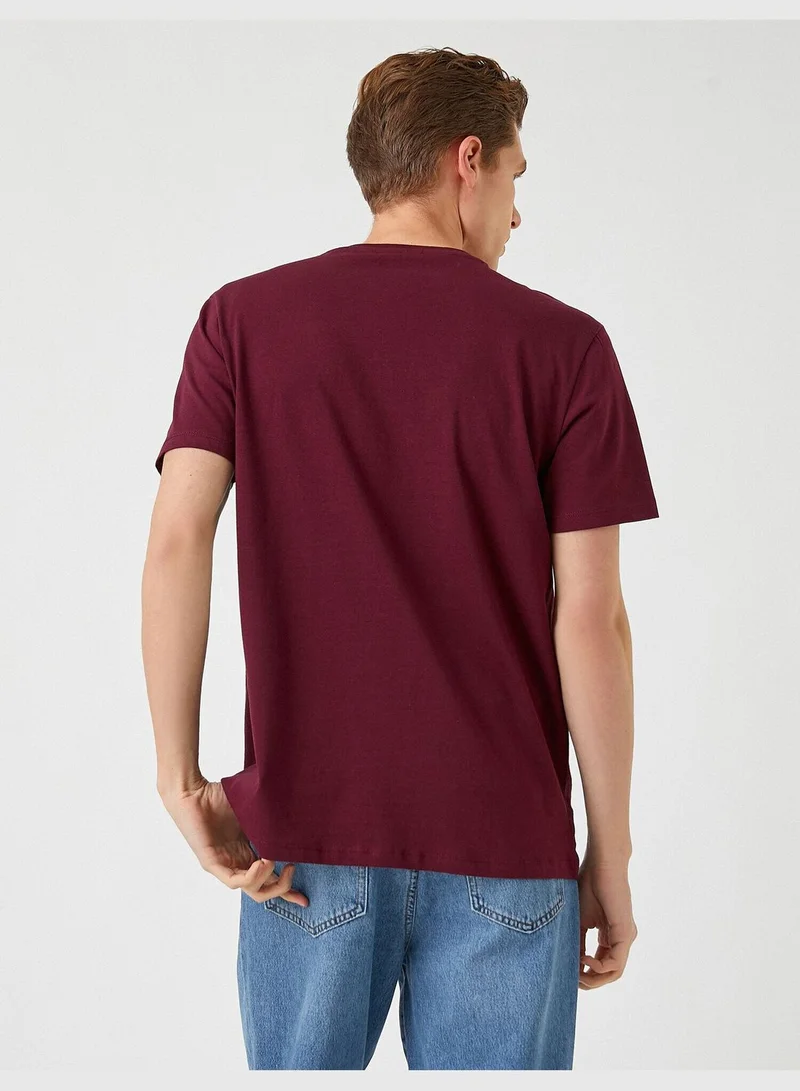 KOTON Standart Fit Printed T-Shirt