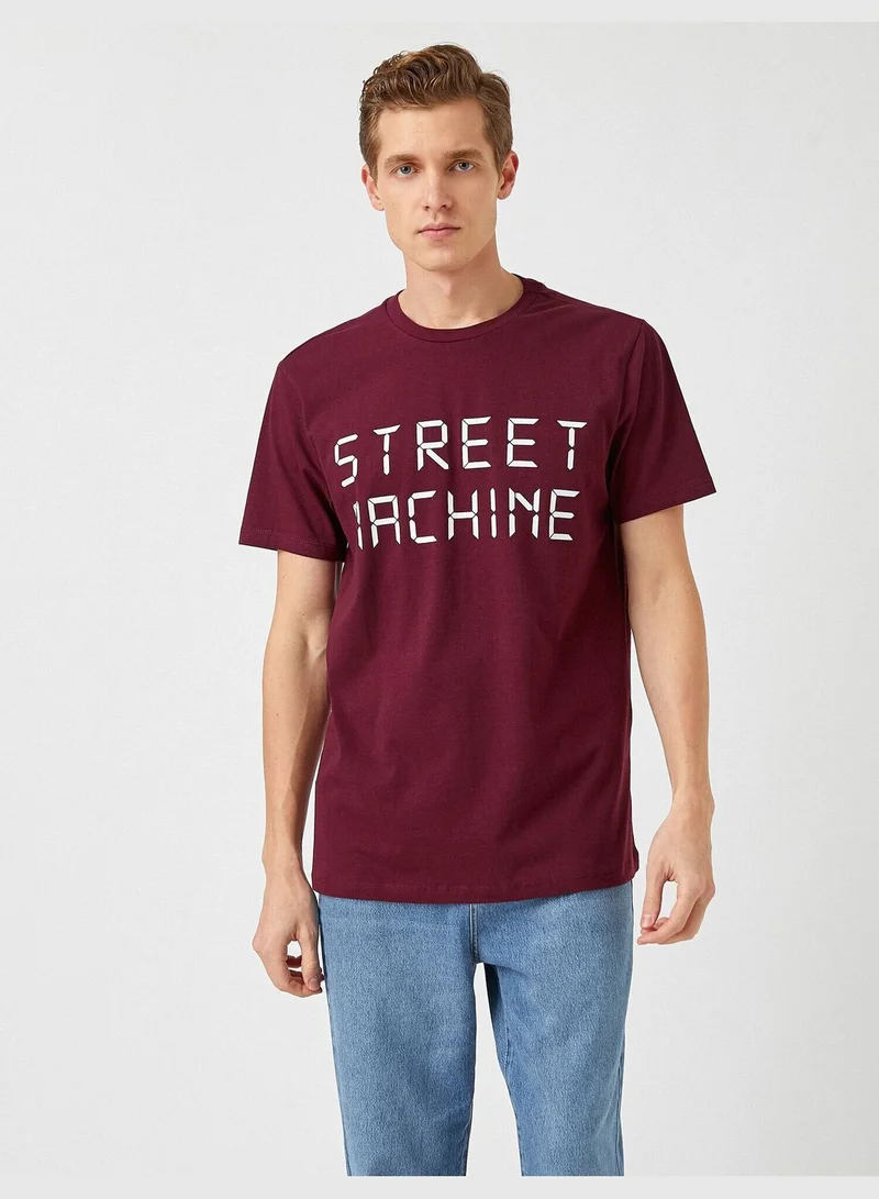 KOTON Standart Fit Printed T-Shirt