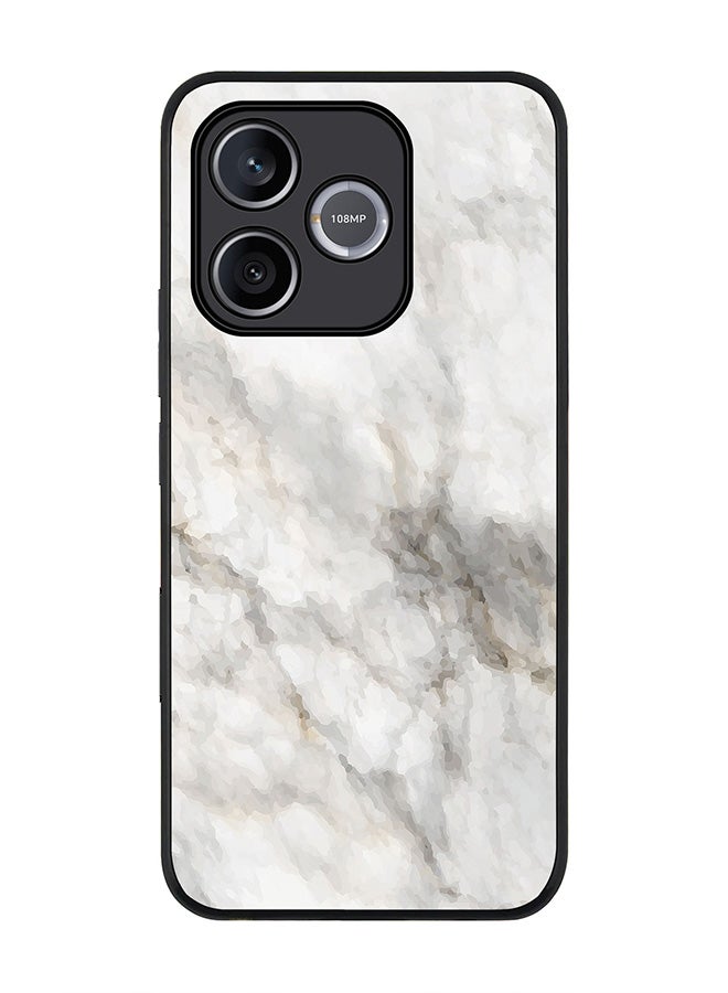 Stylizedd For Honor 600 Lite / 500 Smart / Honor X80i Case,Slim fit Camera Protection, Shockproof Thin Phone cover  - Marble Print Beige Grey - Image 1