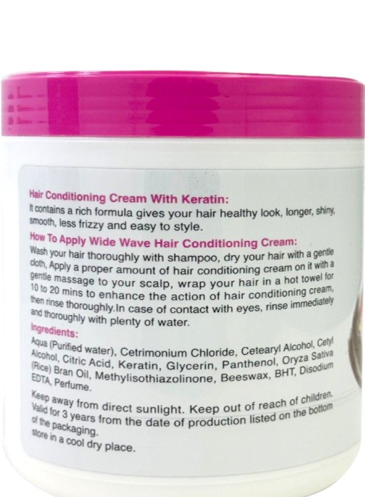 وايد ويف حمام كريم وايد ويف بالكيراتين ٩٠٠ جرام - Image 2