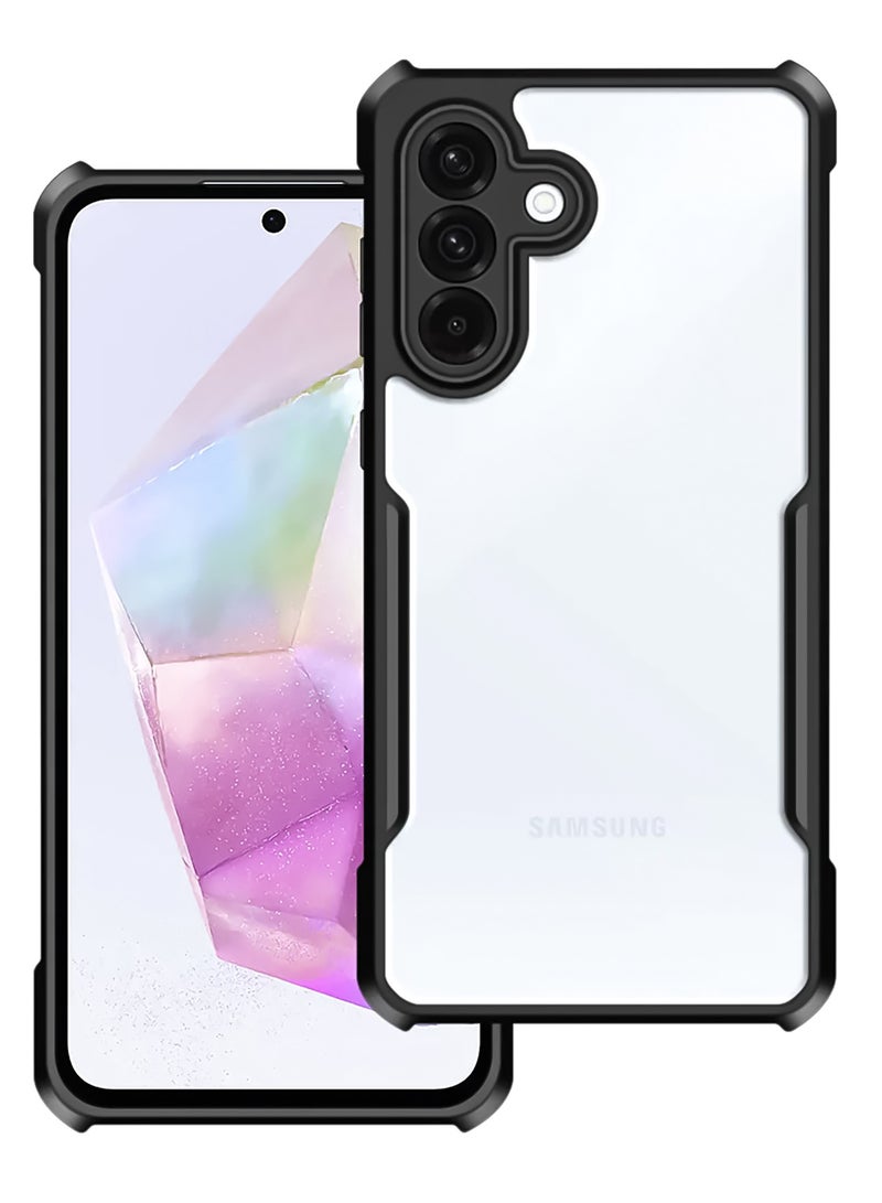 For Samsung Galaxy A36 / A56 Case, Camera Lens Protection Back Cover, TPU+PC Shockproof Bumper Mobile Phone Case, Anti-Yellowing Slim Fit Protective Casing - Image 1