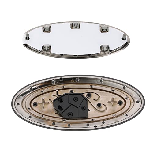 Ford New OEM 2018-2023 Compatible Compatible with F-150 No Camera Front Grille Rear Compatible with Tailgate Emblems Black, M-1447-F15B - Image 2