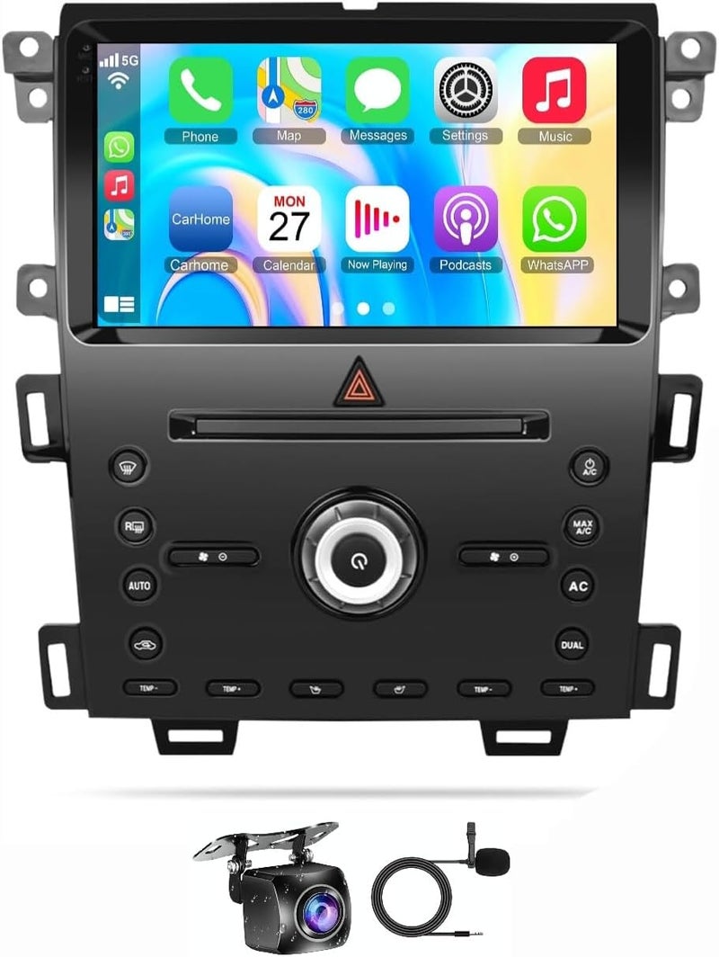 Vierex Ford Edge Car Stereo with Wireless CarPlay and Android Auto - Image 1