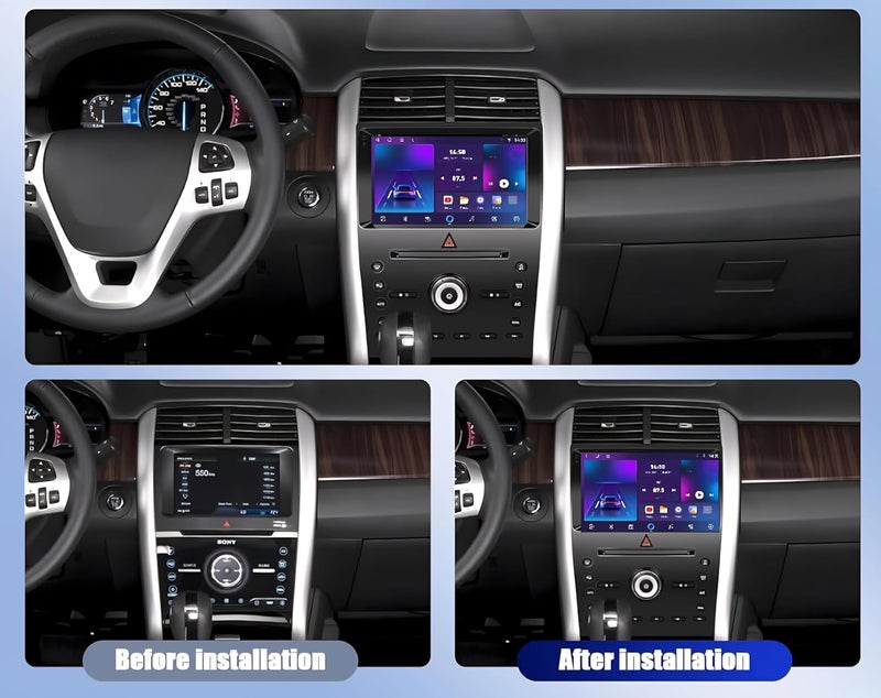 Vierex Ford Edge Car Stereo with Wireless CarPlay and Android Auto - Image 2