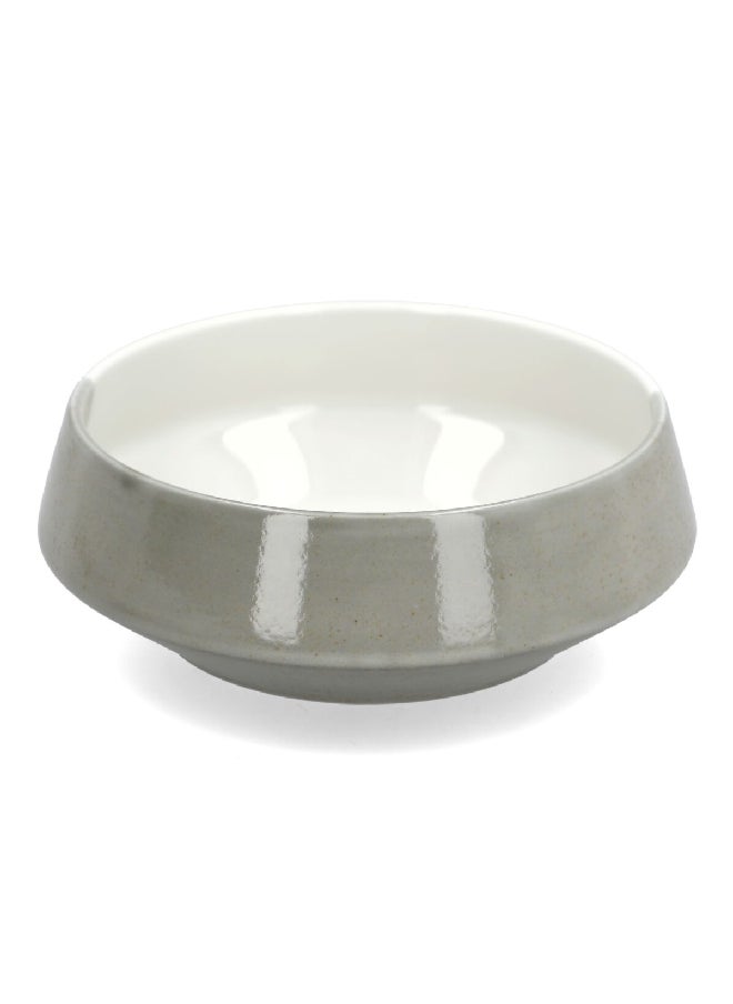 Easy Life Two-Toned Durable Round Soup Bowl Taupe and White 16.5 cm R2861DBEI  - Image 2