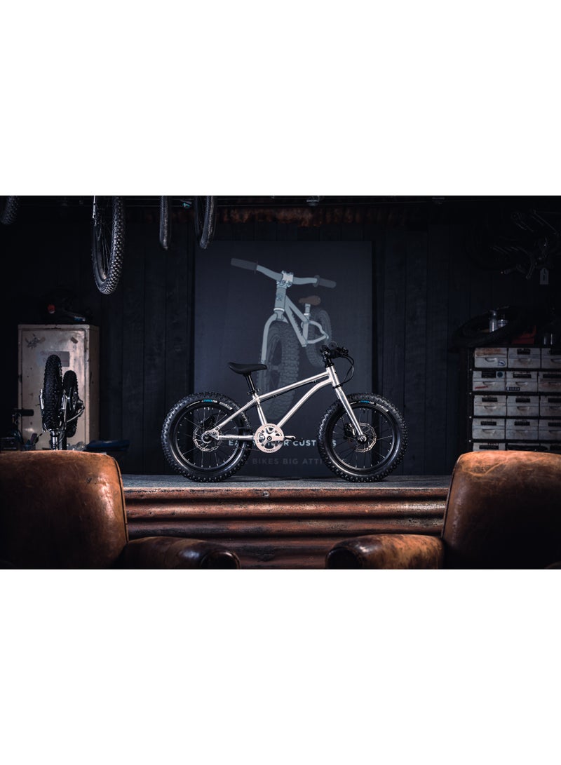 Early Rider Seeker X16 Kids' Bike, Brushed Aluminium Finish, 16-inch Wheels, Hydraulic Disc Brakes, Gear Ready - Image 3