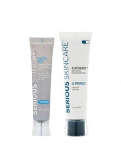 - Instant Line, Wrinkle And Pore Filler For Face - Skin Tightening - Insta-Tox Wrinkle Smoothing Serum .75 Fl Oz And A Primer Face Makeup Pore Minimizer - 2 Fl Oz. - Women And Men
