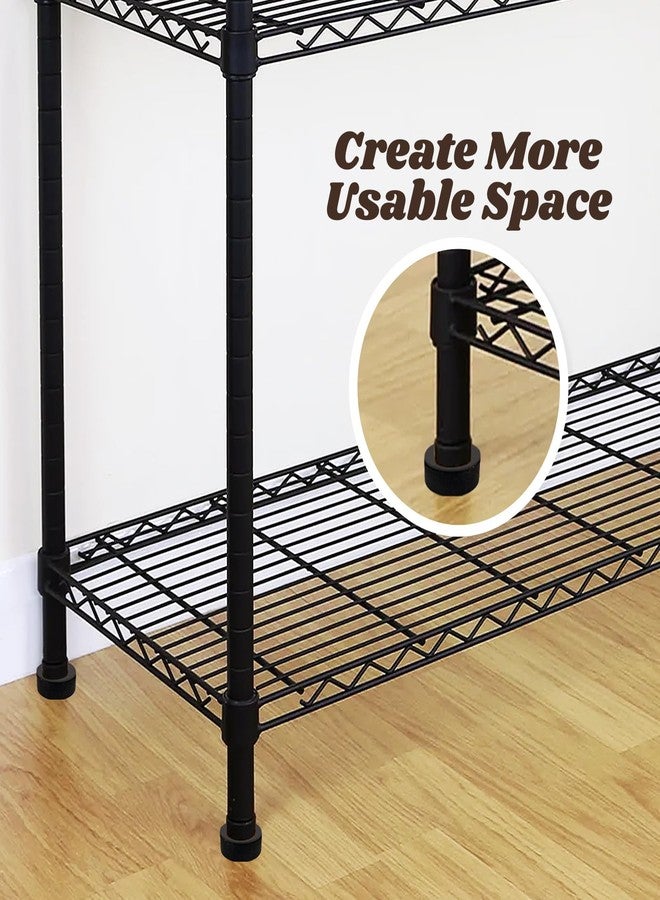 Kyuionty Self-Adhesive Furniture Bed Risers Set of 8, Round Lift Risers Table Sofa Risers with Felt Pad - Adds 1/2" Height, Dia. 2.5", Black - Image 5