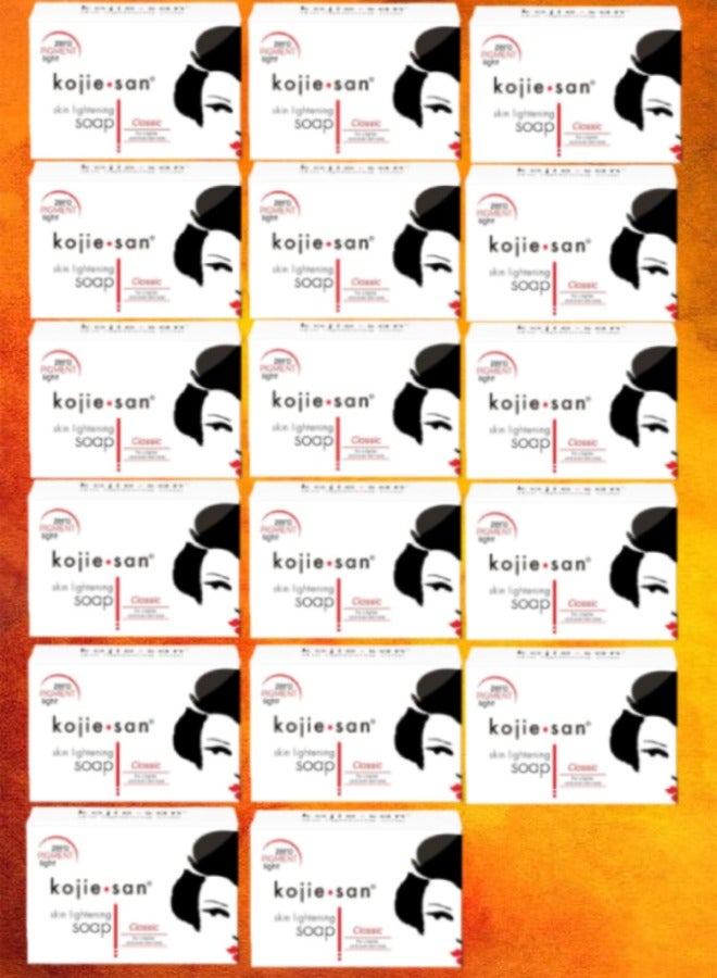 Kojie 17 Pieces Kojie San Skin Lightening Soap Classic 135g - Image 1