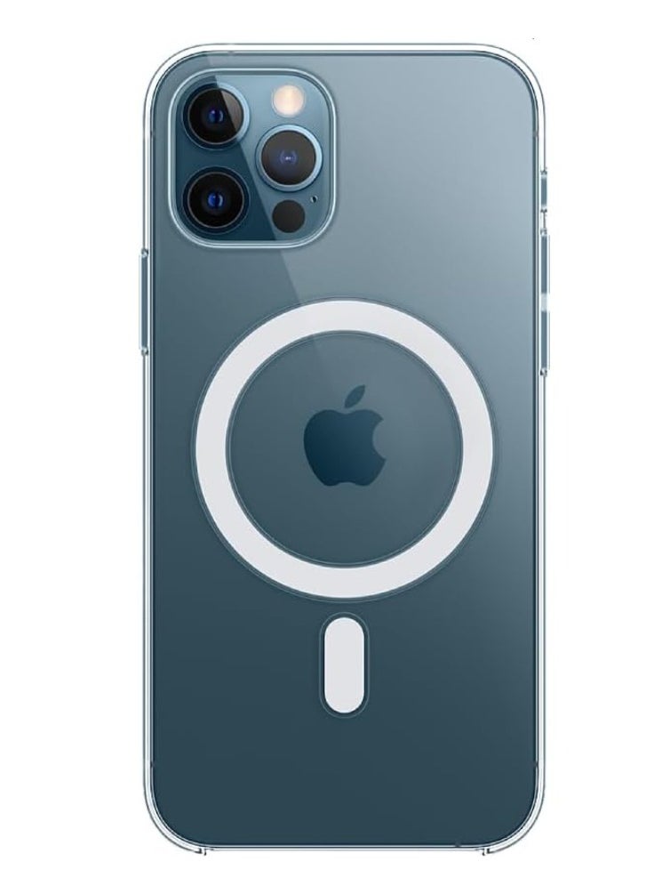 Yuwell - iPhone 12 Pro Case Magsafe Case 6.1 inch Anti-Yellowing Military Drop Protection Shockproof Protective Phone Magnetic iPhone 12 Pro Magsafe Case For iPhone 12 Pro Clear Case - Image 1